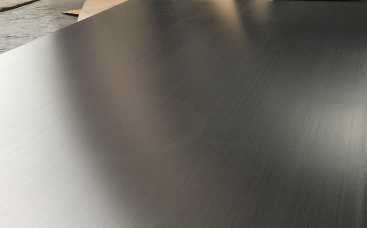 Brushed aluminum sheet