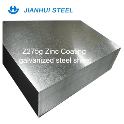 Hot Dip DX51D DC51D Zinc Coating Z275 G90 Galvanized Steel